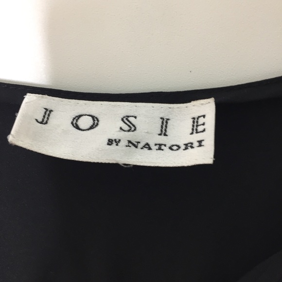 Vintage Josie by Natori black midi dress - Picture 6 of 8